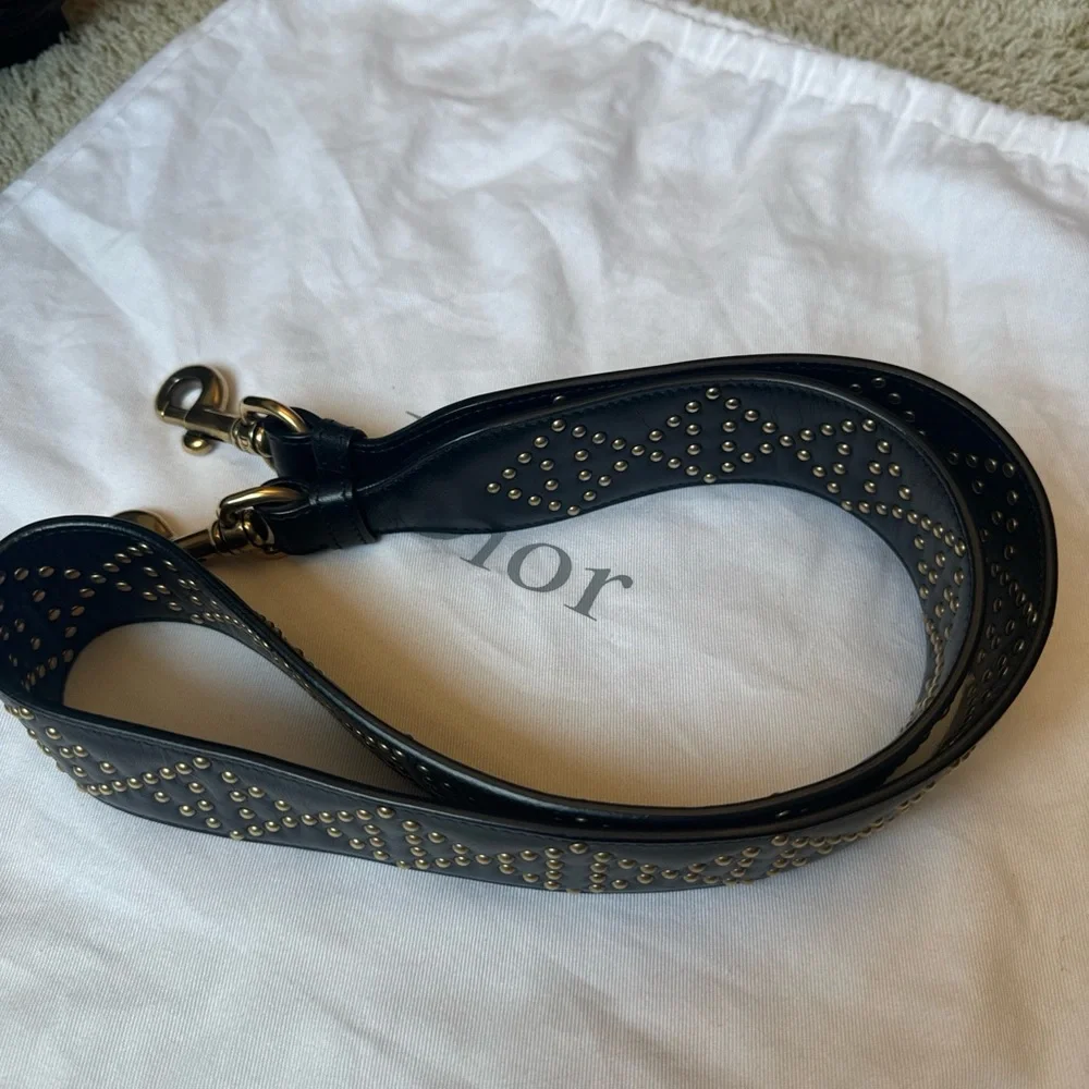 Lady Dior Black with Gold Studs Cannage Bag. Like new. Only used a few times. - Picture 6 of 14